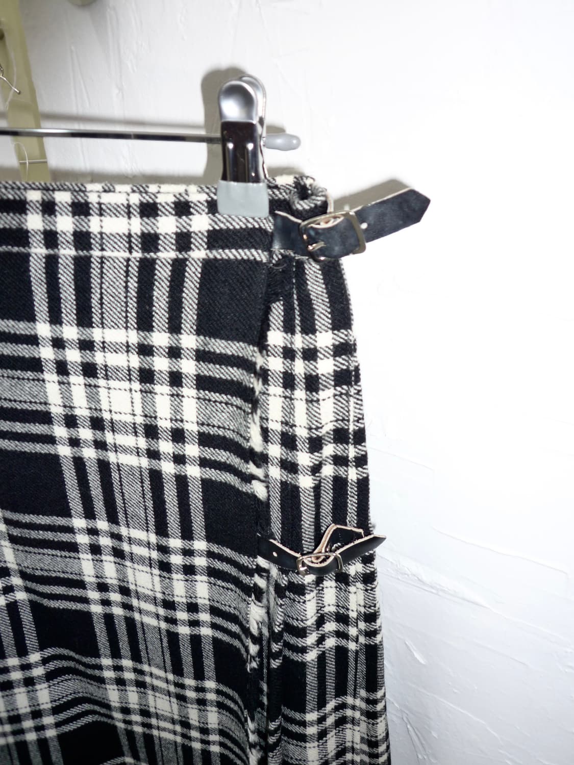 black scottish lap skirt 상품이미지5