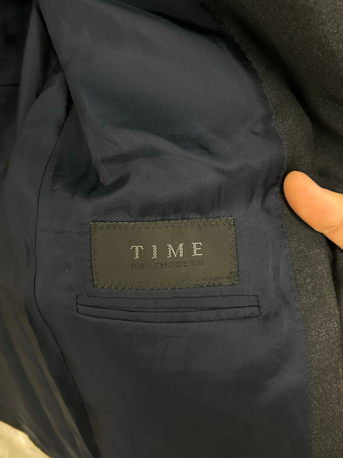 TIME 남성 정장 세트 셋업 블랙 상품이미지6