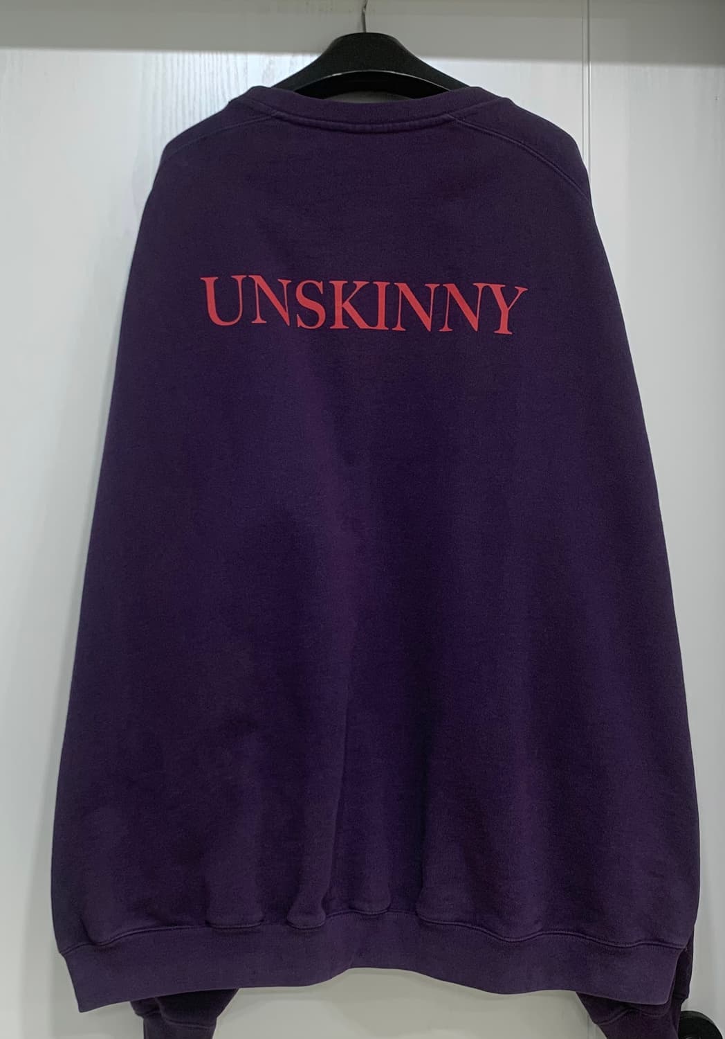 [L]베트멍 언스키니 맨투맨 긴팔 티셔츠 퍼플 바이올렛 상품이미지1