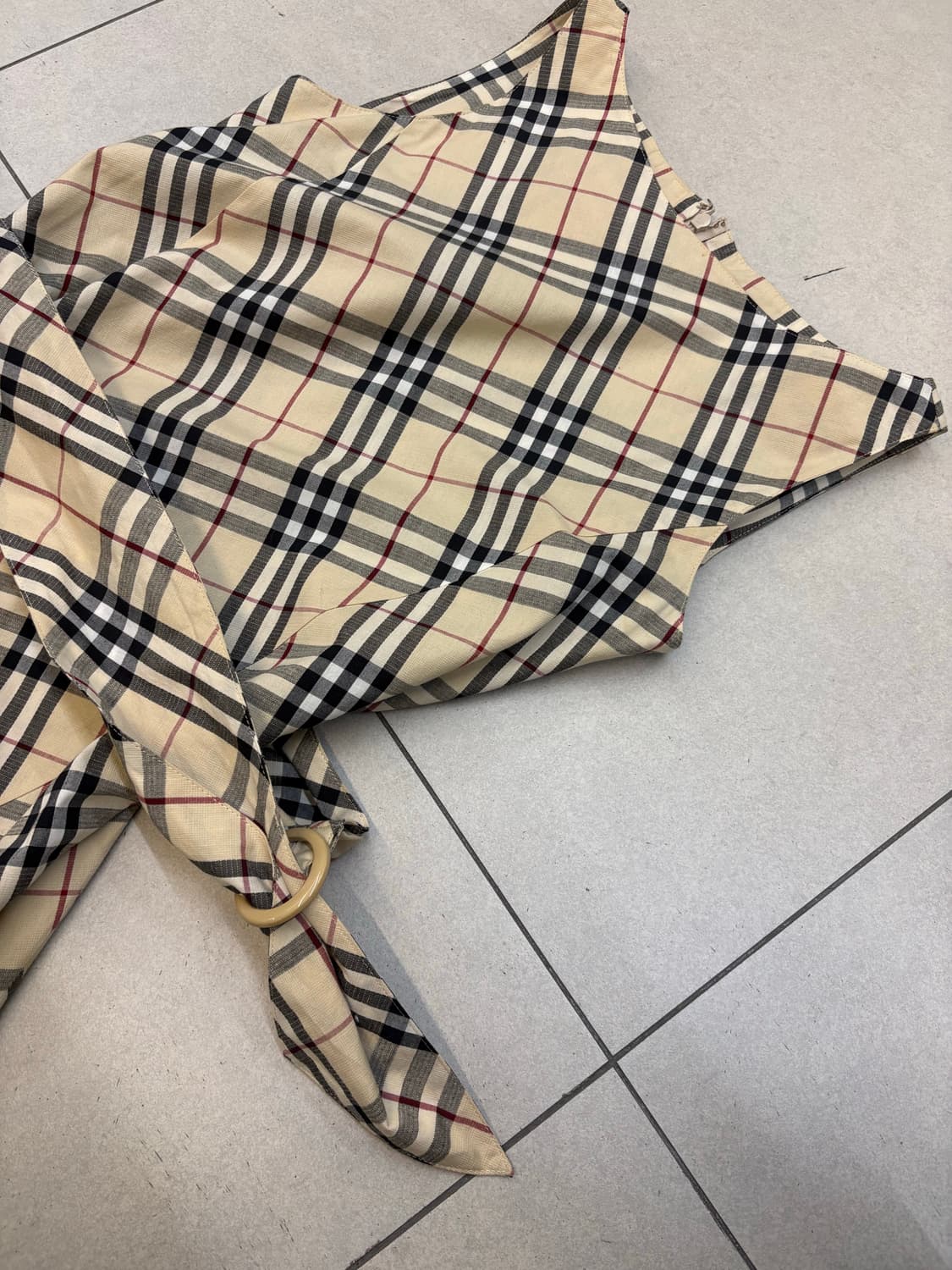 버버리 런던 노바체크 슬리브리스 원피스 상품이미지5