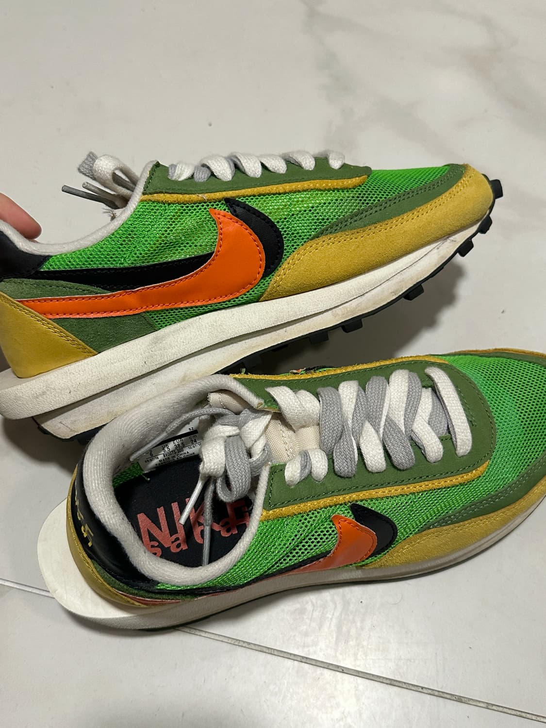sacai nike LD 와플 그린 멀티 상품이미지2