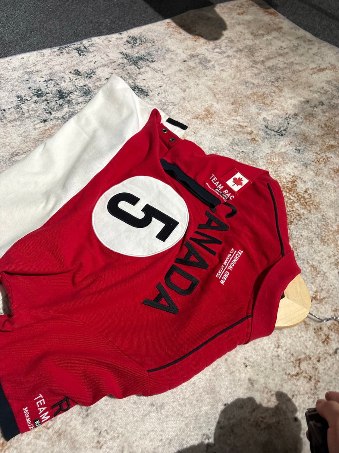 폴로 랄프로렌 빅포니 레이싱 캐나다팀 카라 반팔티셔츠 상품이미지7