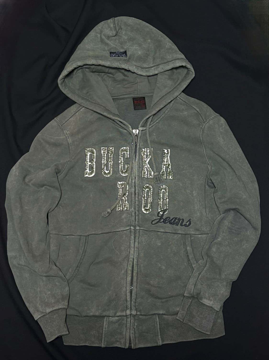 버커루 그런지 워싱 후드집업 상품이미지2