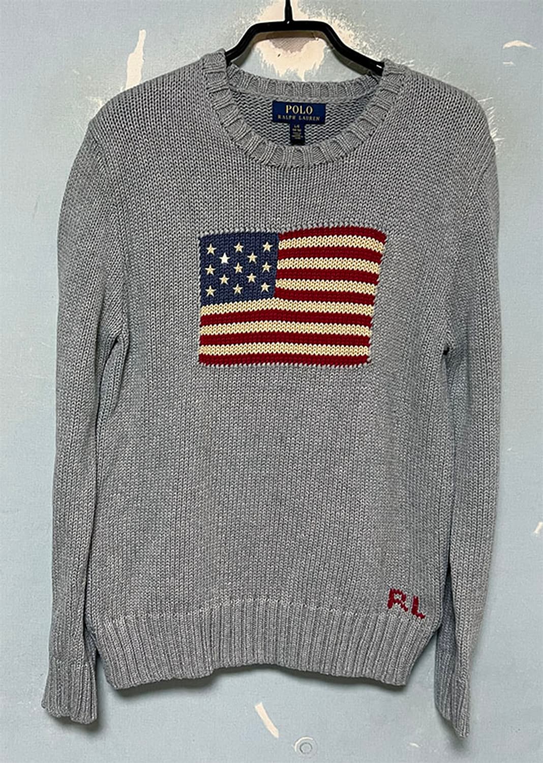 POLO 폴로 여자 니트 성조기 겨울 S 90 55 상품이미지1