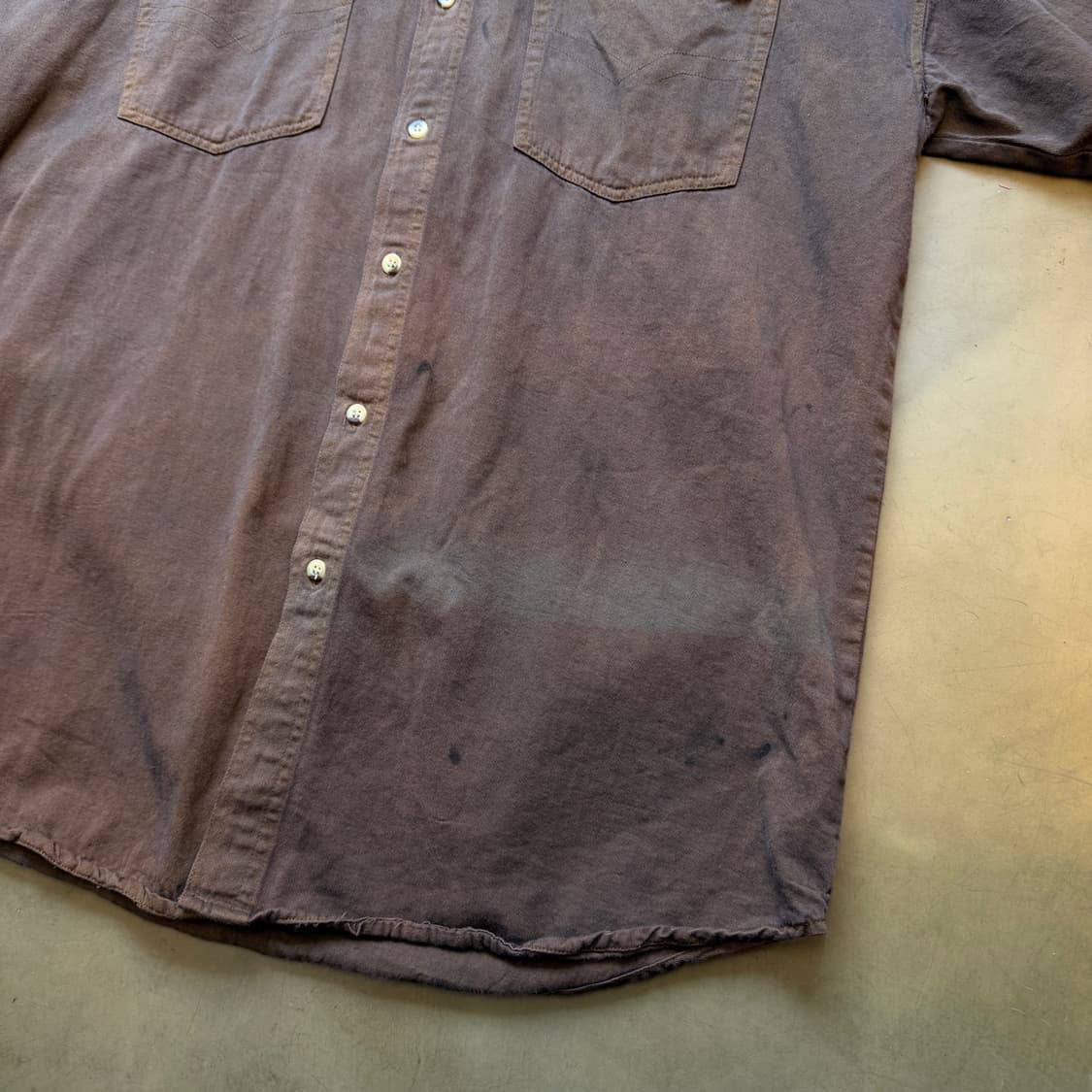 UP TIME 하드 페이딩 반팔 셔츠 L 파키스탄 생산 상품이미지2