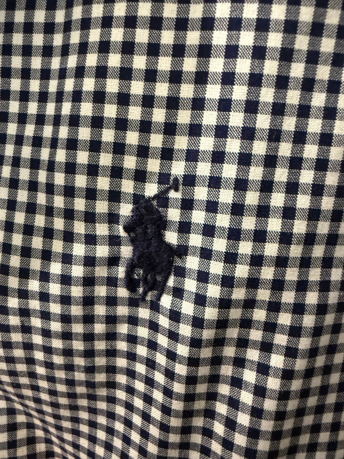 폴로 깅엄체크 셔츠 s 상품이미지7