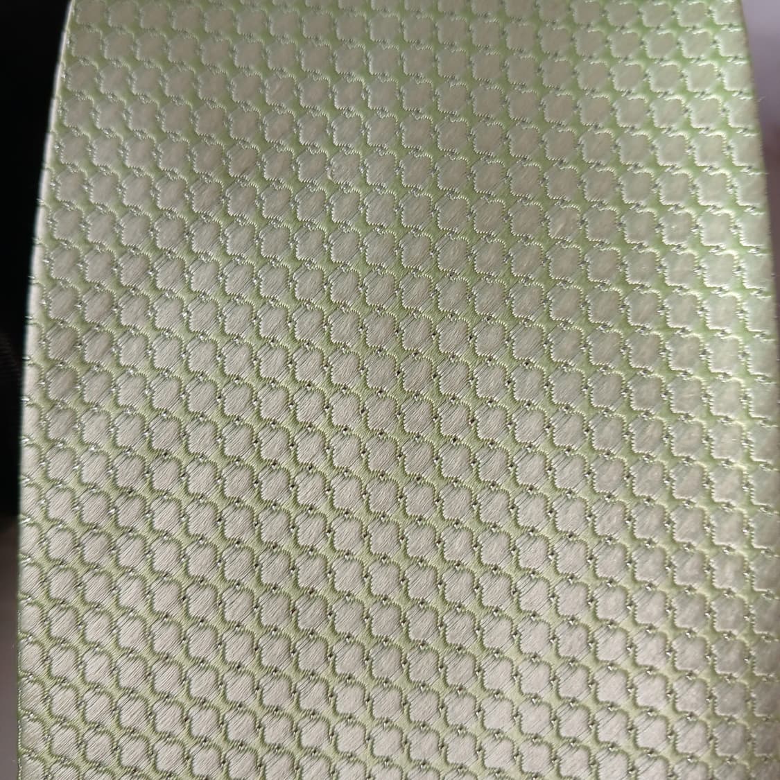 메트로시티 실크 그린 자카드 패턴 넥타이 8.9cm A+등급 A19694 상품이미지9