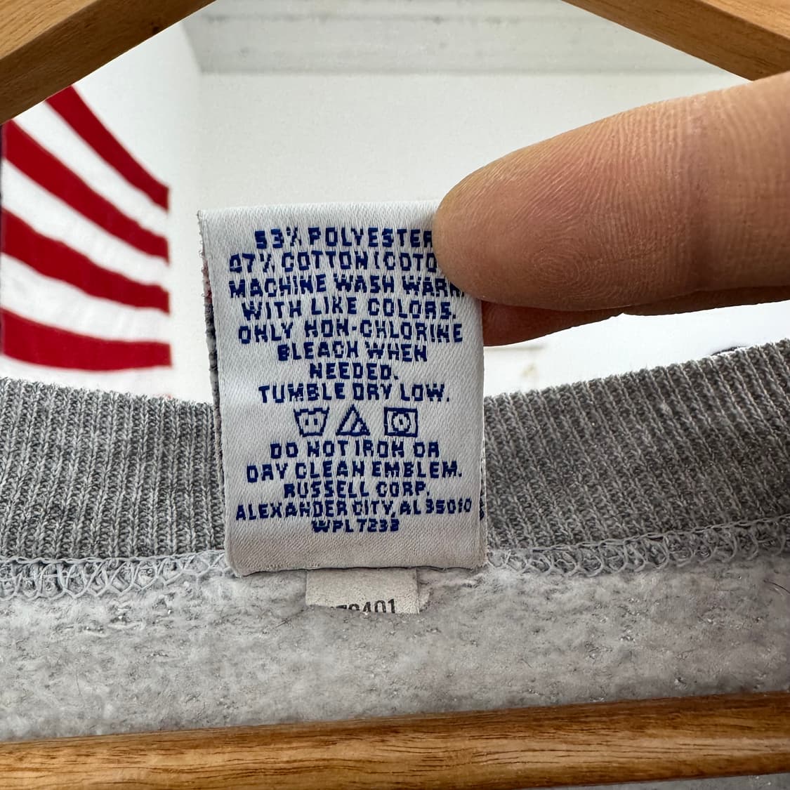 90s 러셀 빈티지 스웻셔츠 맨투맨 (L)   상품이미지8