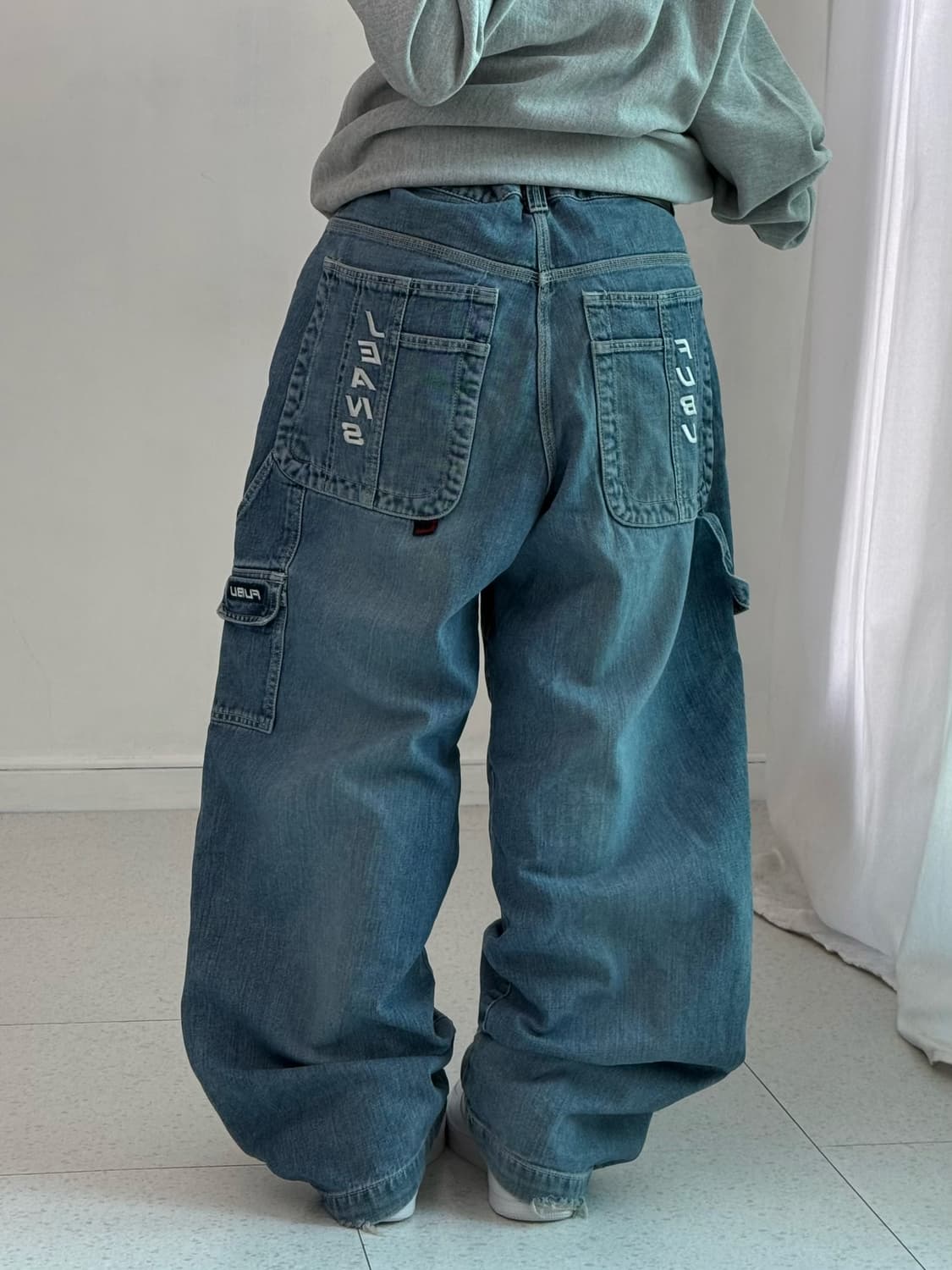 후부 데님 로고 카펜터 상품이미지1