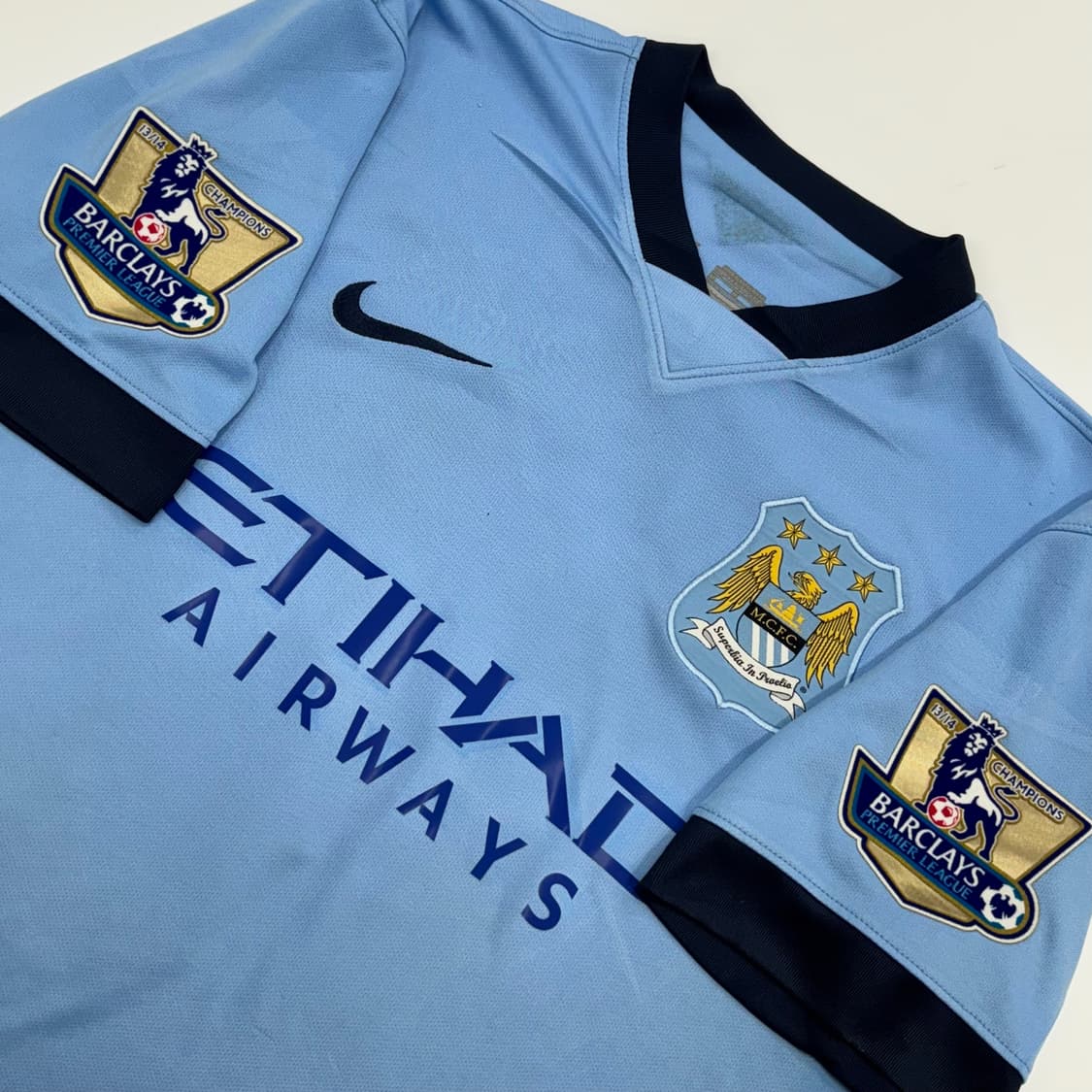 나이키 14 15 맨시티 맨체스터 시티 홈 아구에로 유니폼 상품이미지3