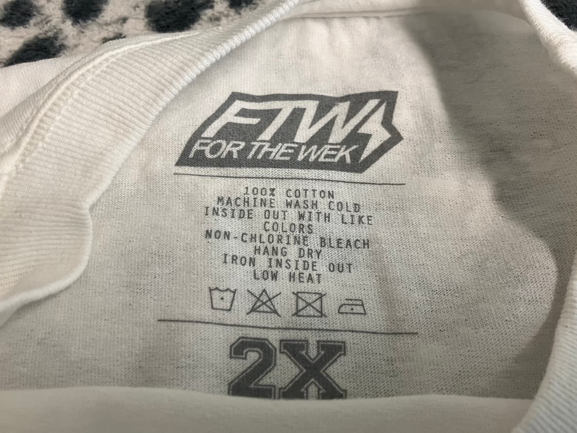 FTW⚡️FOR THE WEK WEK SOS 티셔츠 XXL 구제 빈티지 상품이미지4