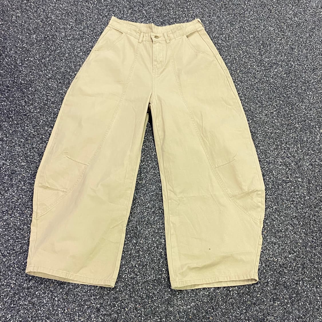 빈티지 베이지 와이드 벌룬팬츠 B3067 상품이미지3