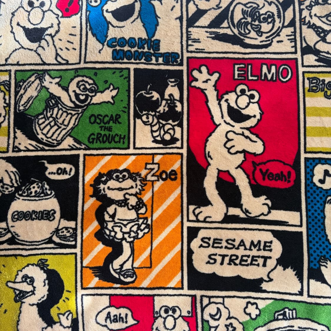 세서미 스트리트 빈티지 러그 OS 상품이미지6