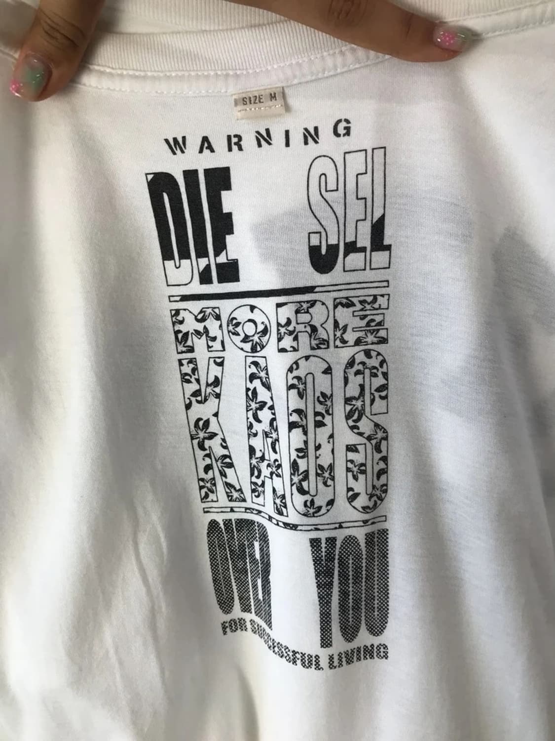 Diesel 1978 White Logo Tee 상품이미지6