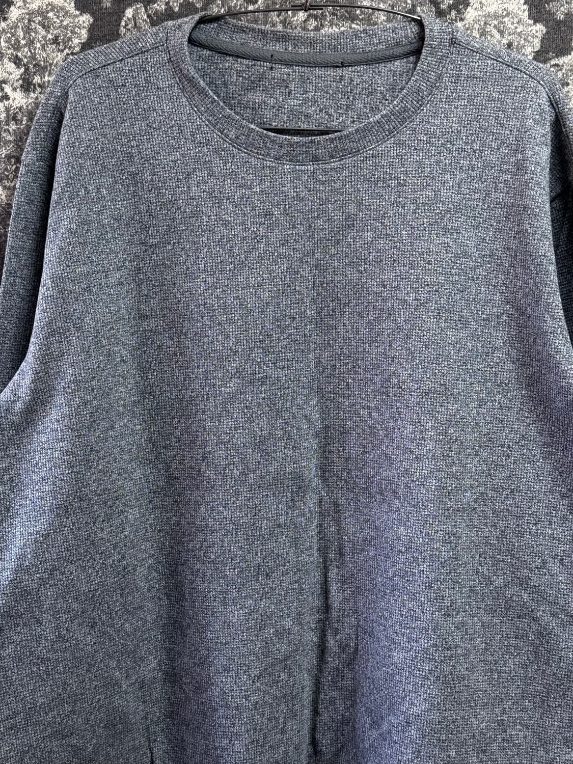 vintage 빈티지 와플 그레이 니트 상품이미지3