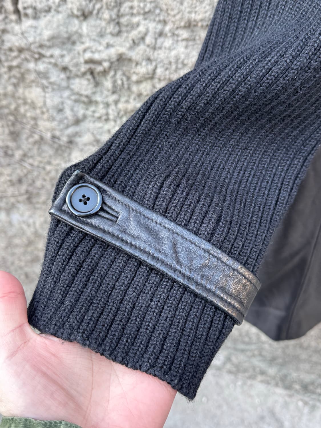 어거스트 맥스 우먼 양가죽 니트 믹스 가죽코트  상품이미지6