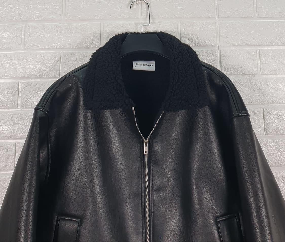 [100]굿라이프웍스 빈티지 무스탕 봄버 자켓 상품이미지6