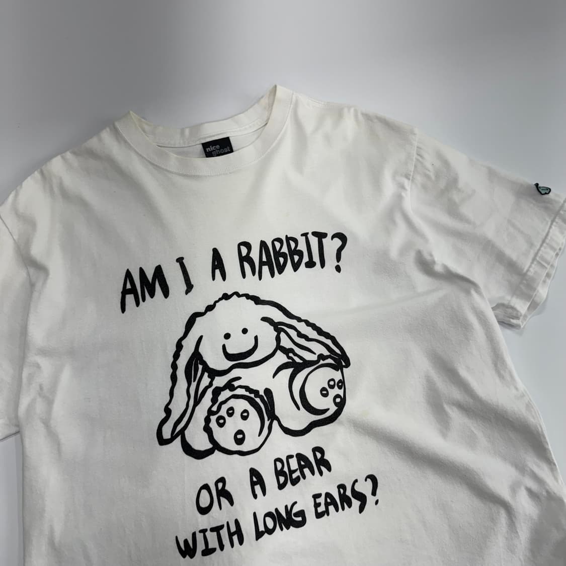 Niceghostclub 나이스 고스트 클럽 화이트 반팔 상품이미지4