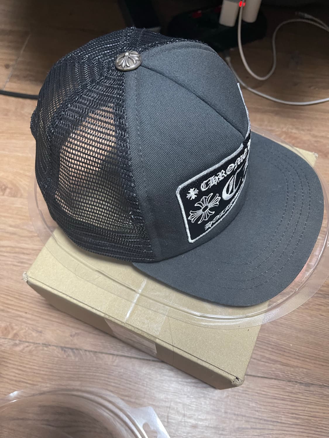 크롬하츠 블랙 패치 메쉬캡 상품이미지2