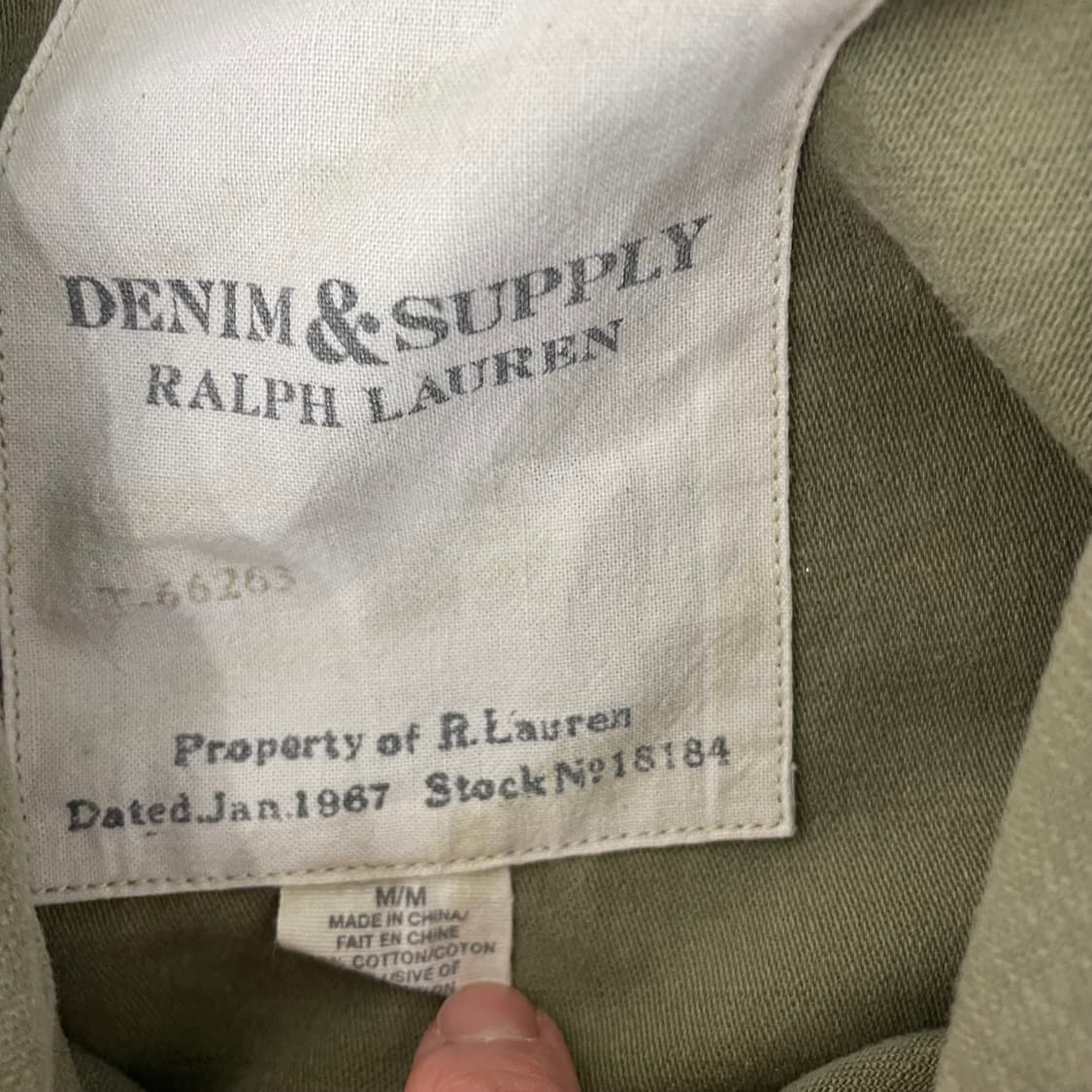 여성 폴로 데님앤서플라이 밀리터리 셔츠  상품이미지3