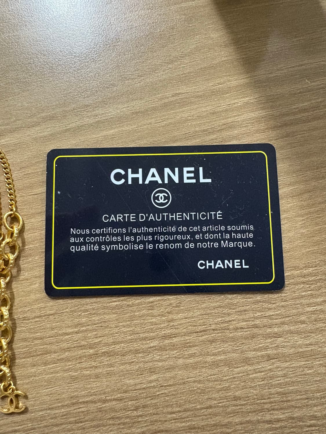 샤넬 블랙 하트 팬던트 목걸이 상품이미지3