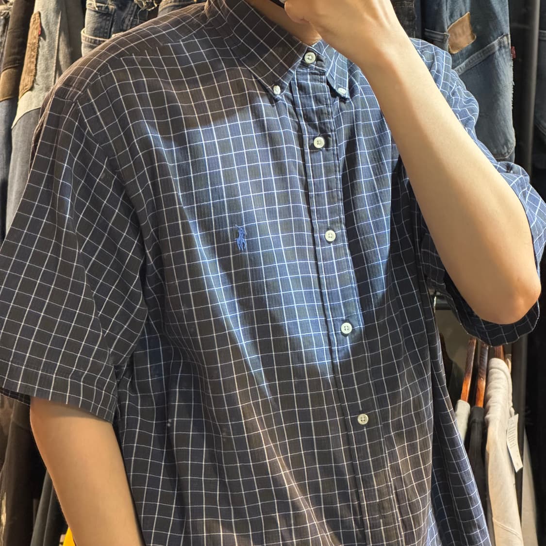 [No.9]Polo 폴로 체크 반팔셔츠 상품이미지5