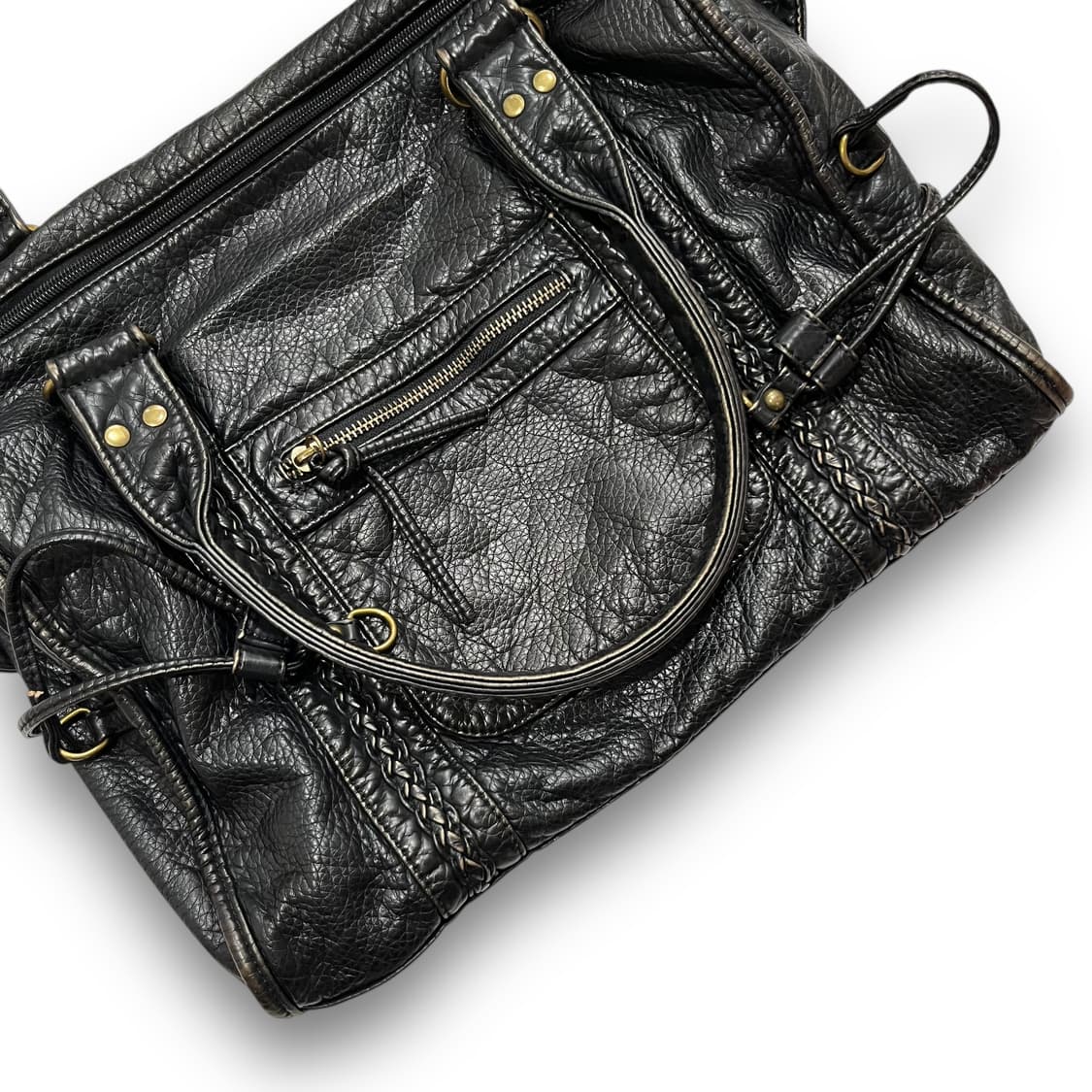 Punk Hilleng Fringe Leather Shoulder Bag 상품이미지3