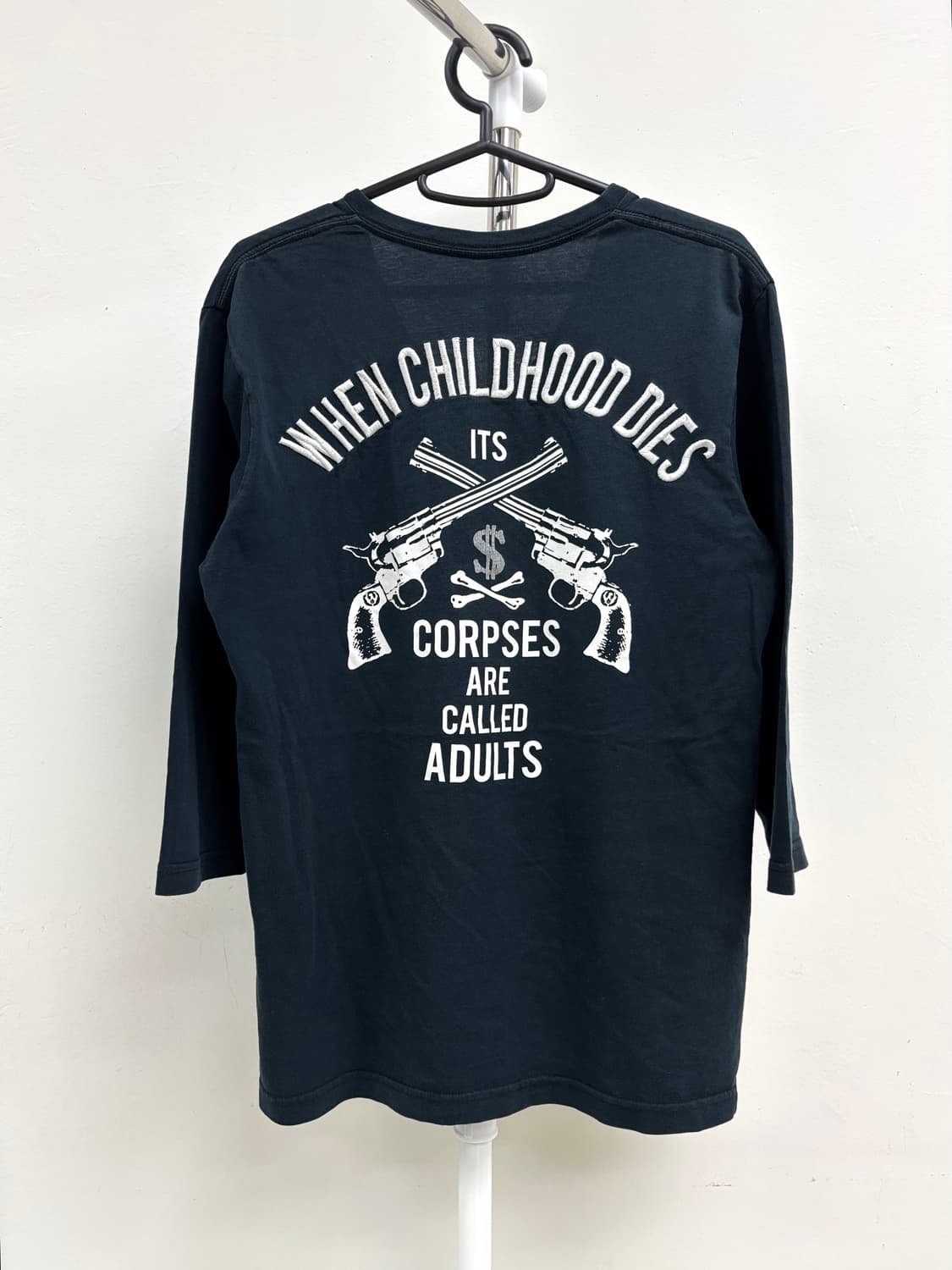 빈티지 펑크 블랙 반팔 상품이미지8