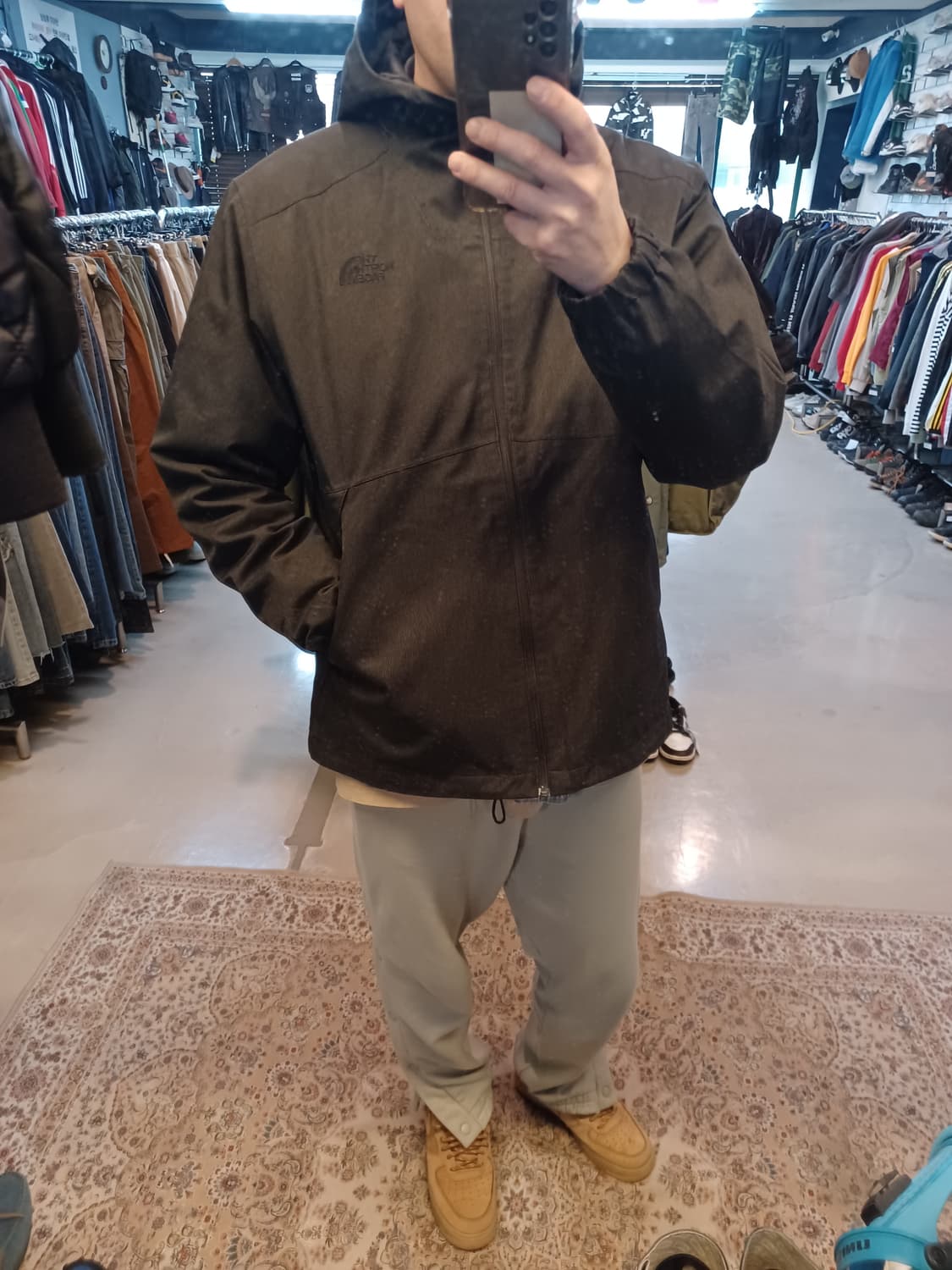 노스페이스 해외판 드라이벤트 바람막이 자켓 xl xxl 상품이미지8