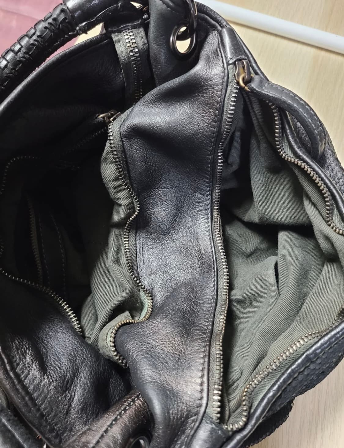 지보티첼리 송아지가죽 숄더 크로스백 이태리제조 상품이미지7