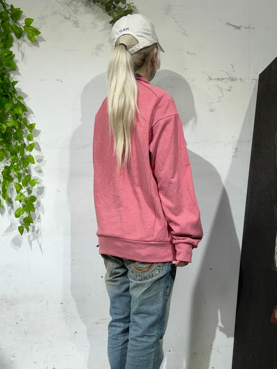 아디다스 핑크 블랙 삼선 트랙탑 져지 L 상품이미지3