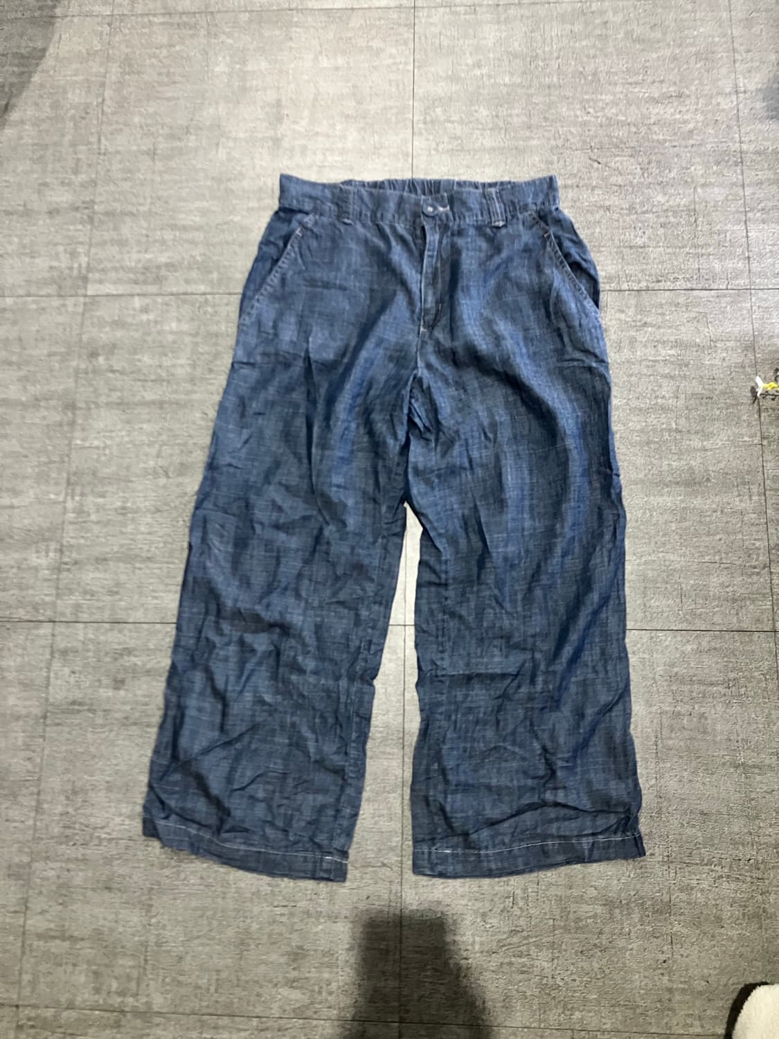 일본빈티지 올드스쿨아메카지 너드남할메카지 썸머 린넨팬츠 상품이미지1