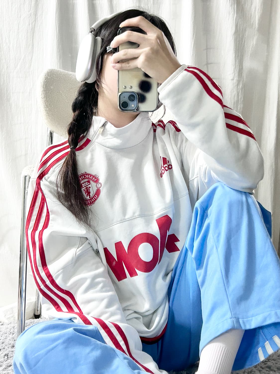 아디다스 빅로고 민유 삼선 롱슬리브 상품이미지2