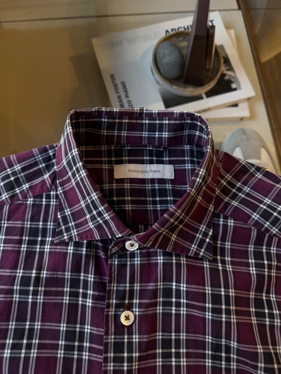 에르메네질도 제냐 셔츠 슬림100 상품이미지9