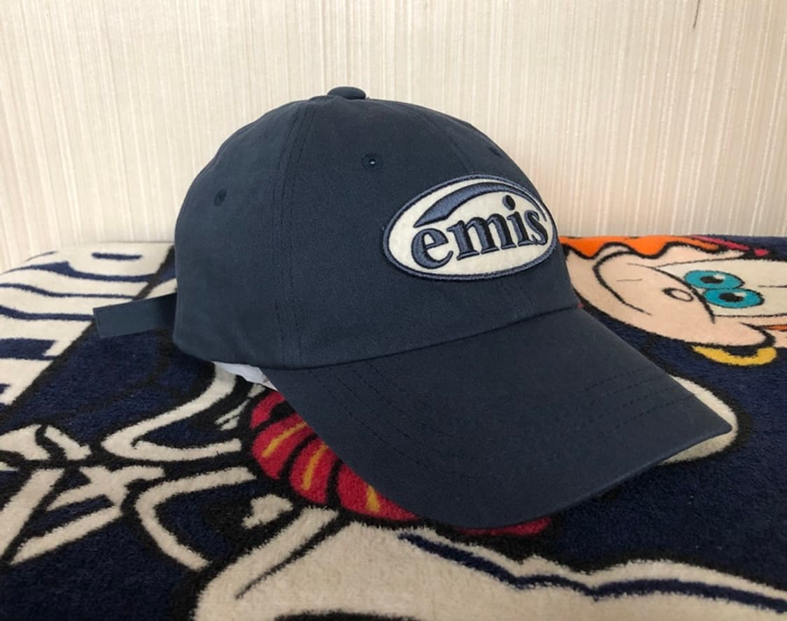 이미스(EMIS) 톤 온 톤 와펜 볼캡/네이비 상품이미지6