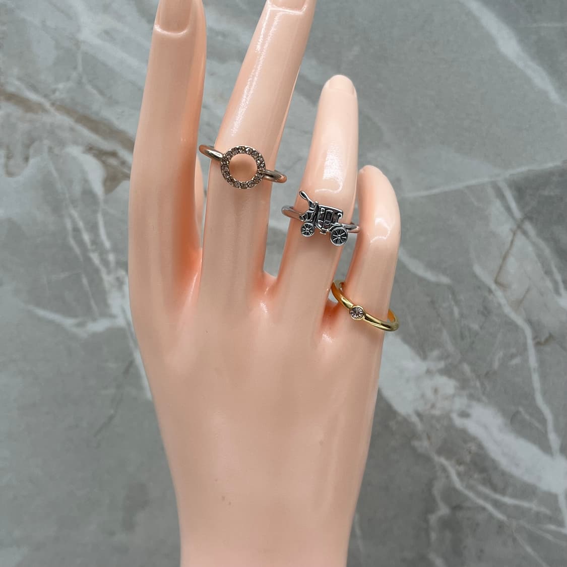 코치 3종 반지 세트 상품이미지2