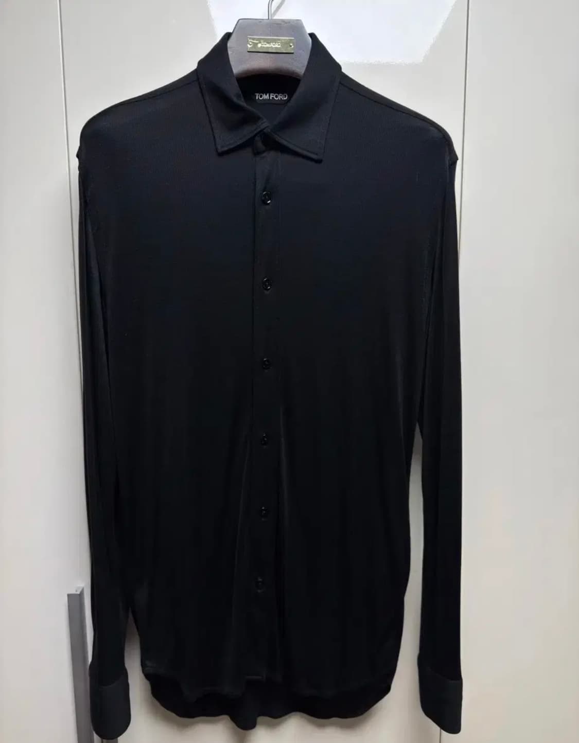 (새상품,강추👍)톰포드 실크100 아이보리 셔츠 상품이미지8