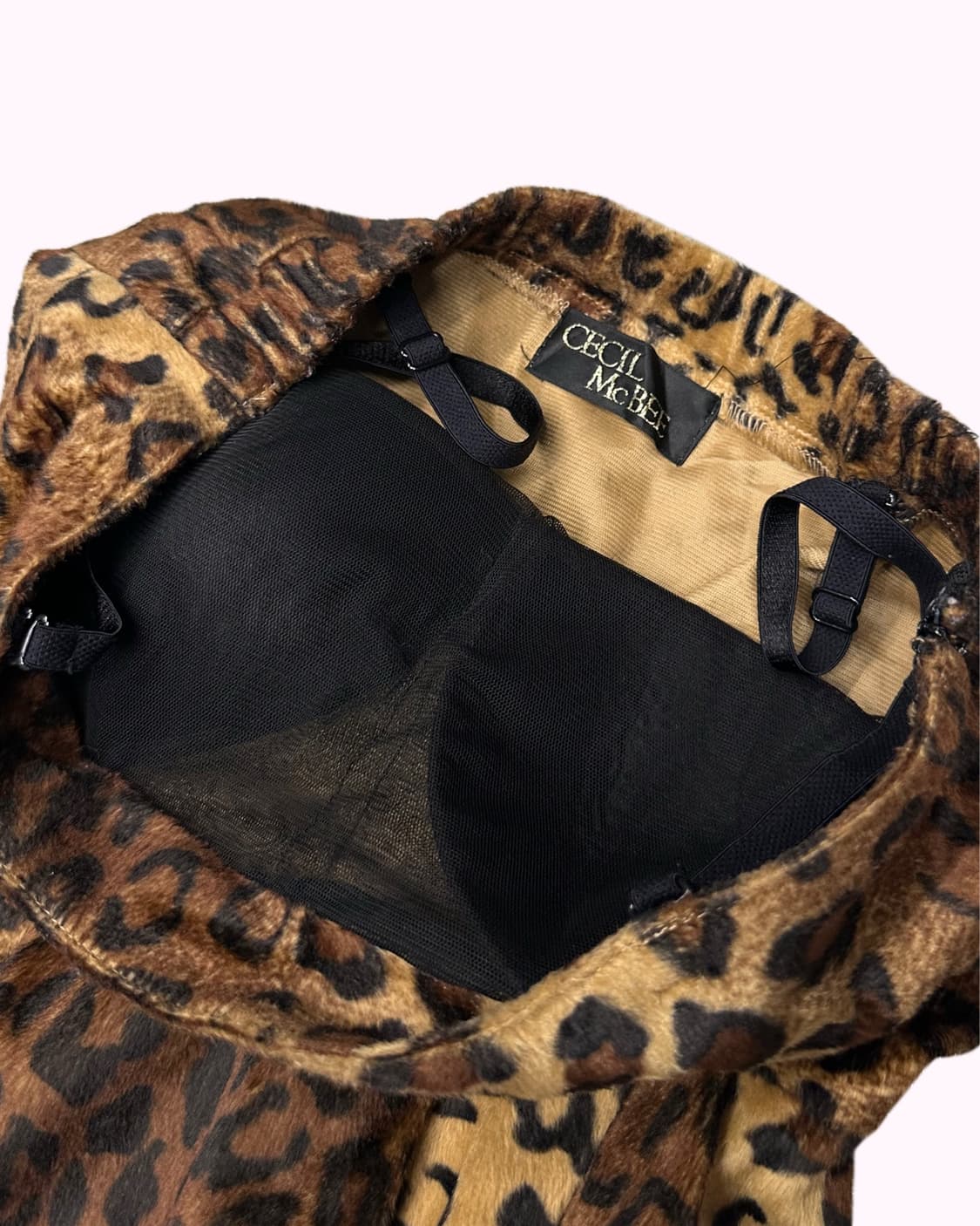 CECIL MCBEE leopard mini dress 상품이미지3