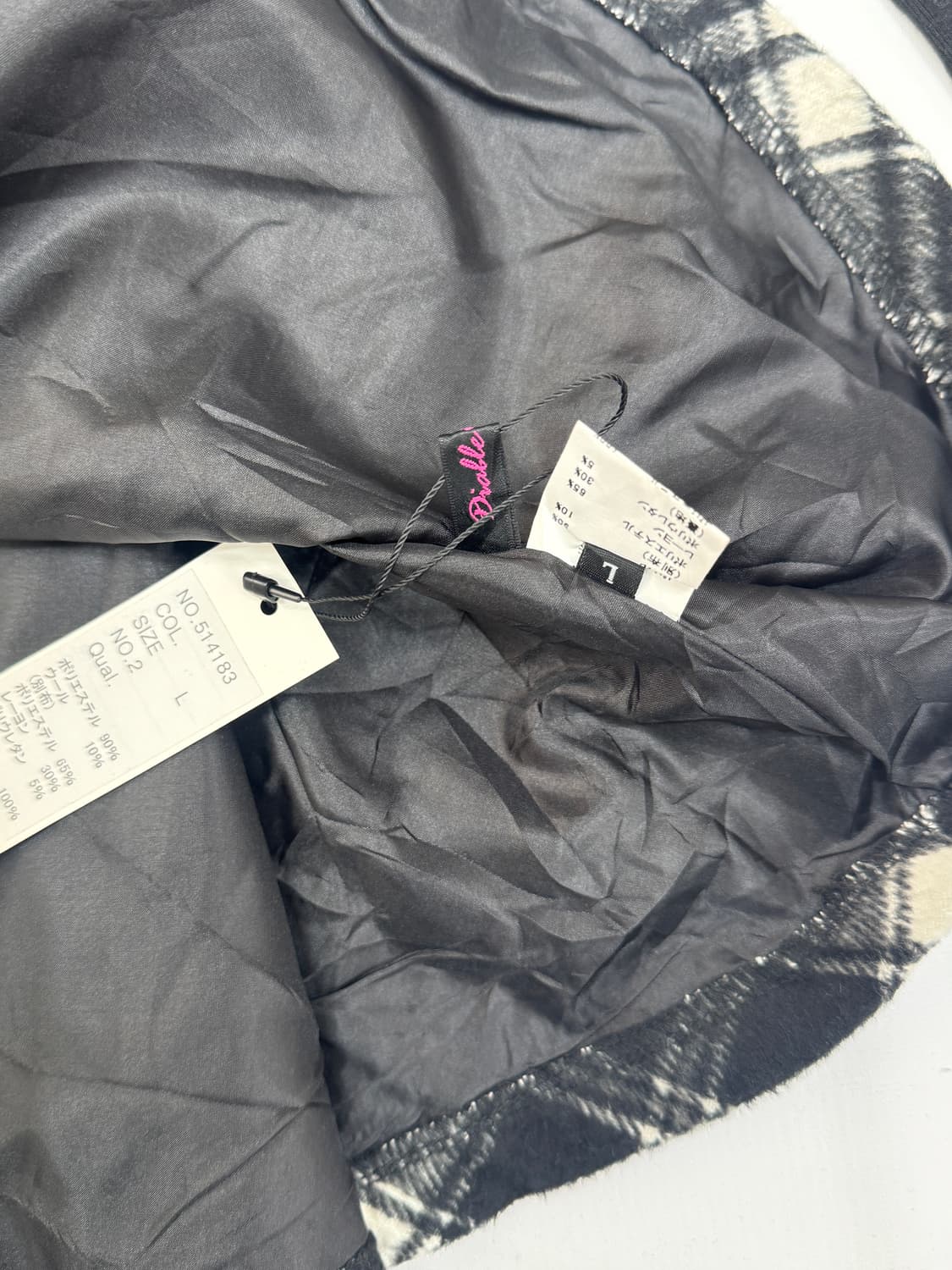 🖤슈슈룬 쇼콜라 오프숄더 원피스🖤체크 벨트 러블리 마계 블랙갸루 상품이미지6