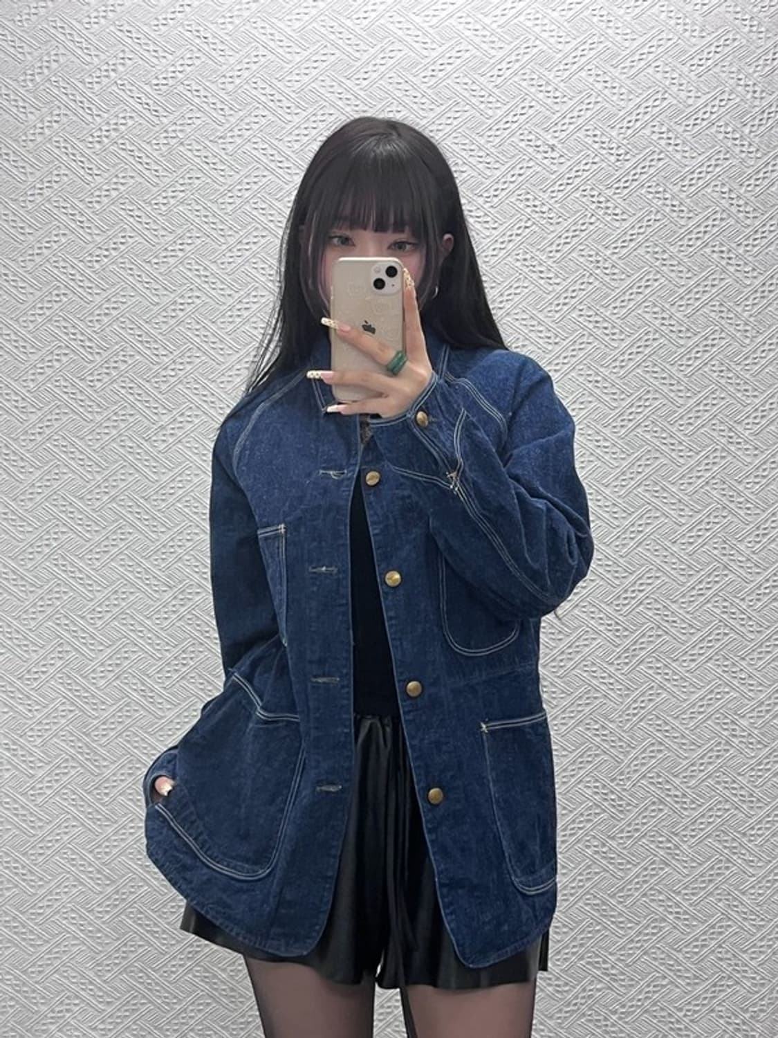 오슬로우 빈티지 재팬 데님 커버올 트러커 자켓  2 C09628 상품이미지2