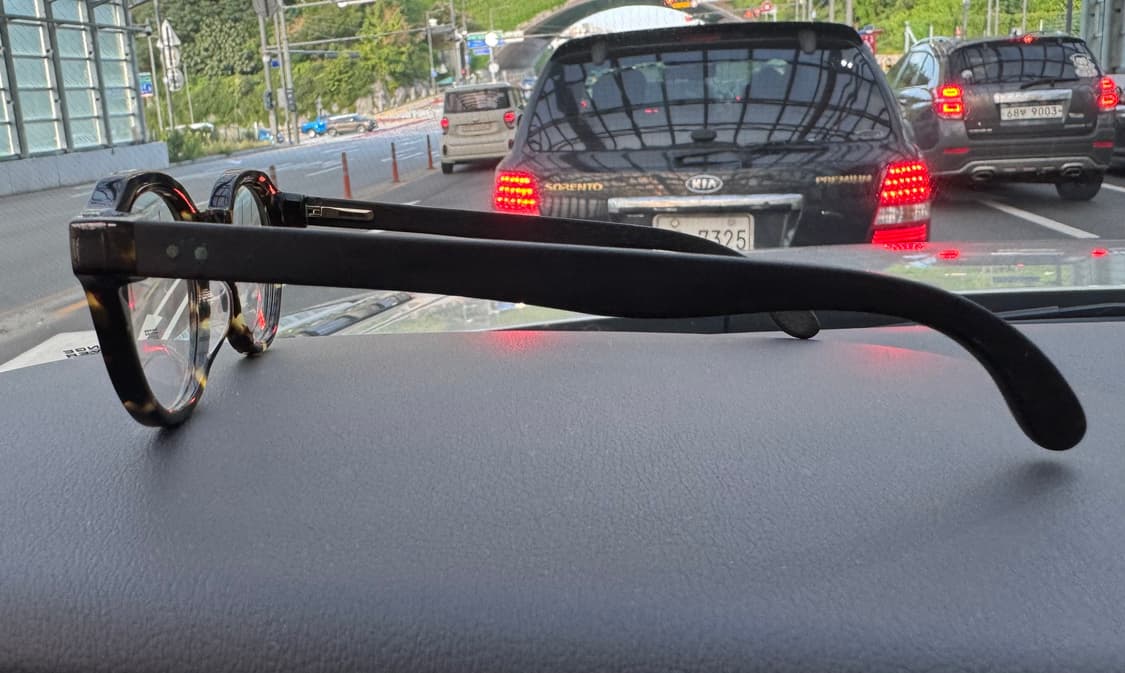 사가와후지이 테논 안경 (톨토이즈 컬러 + 우드) 상품이미지2