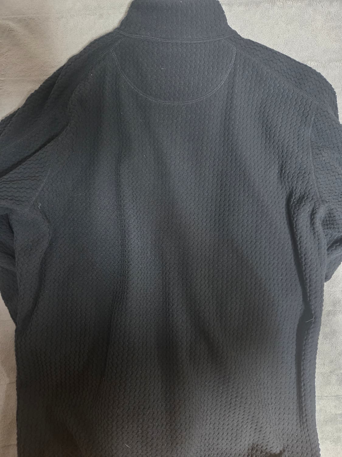 [M] 오스트리야 하프집업 플리스 블랙 상품이미지3