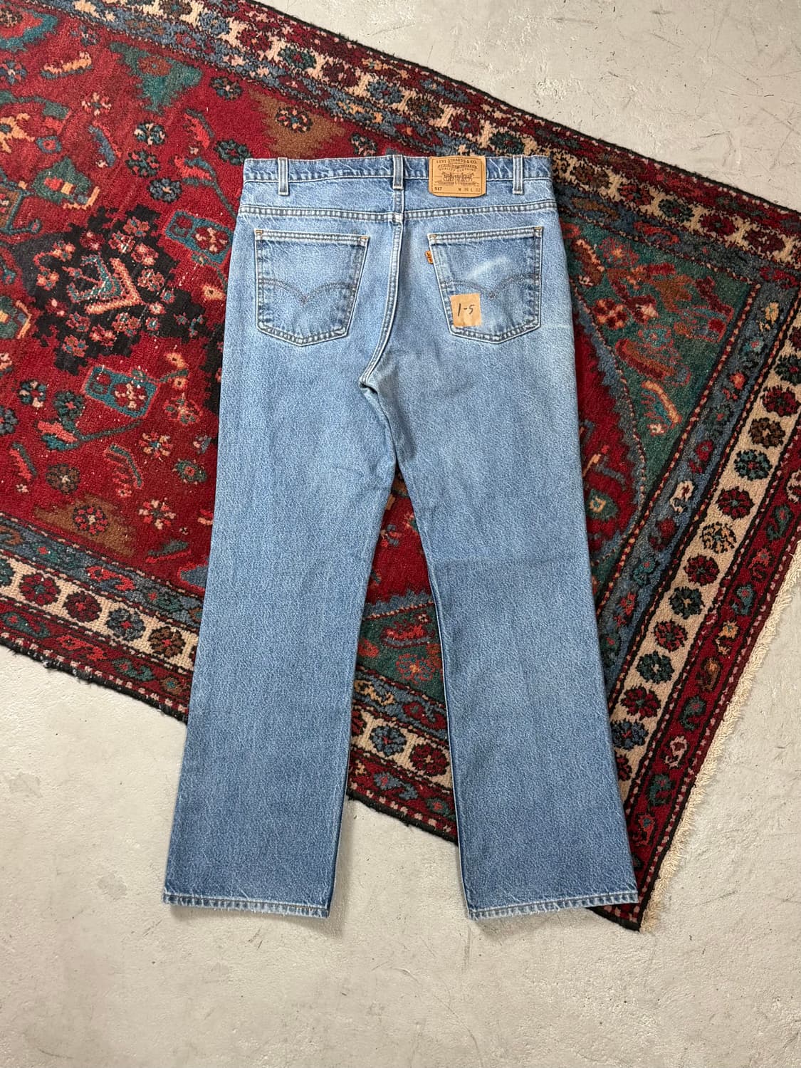 90's USA 빈티지 리바이스 517 오렌지탭 부츠컷 상품이미지3