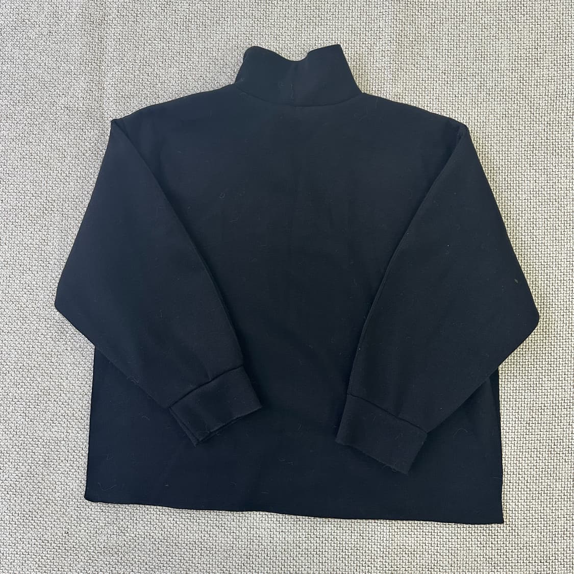 L 자라 블랙 반집업 니트 0403D 상품이미지4