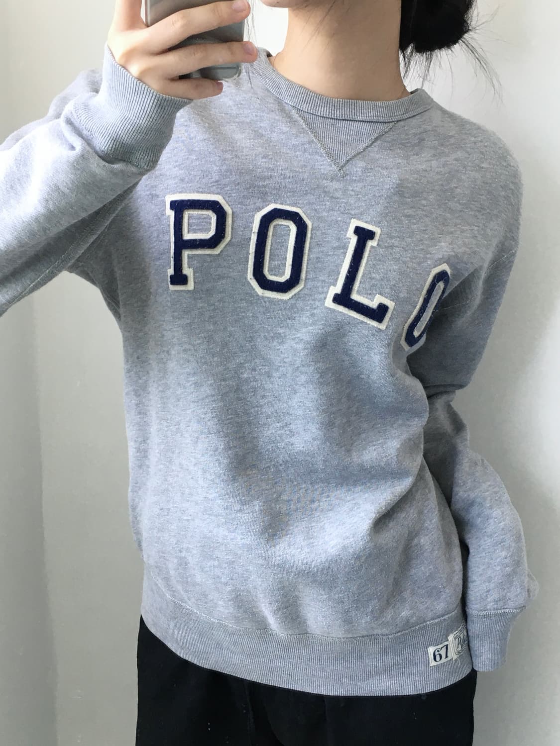 Polo 폴로 랄프로렌 그레이 빅로고 맨투맨 상품이미지2