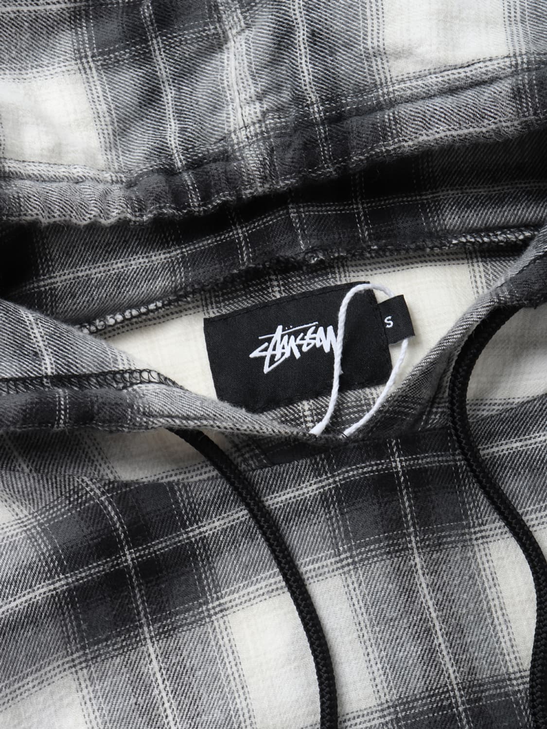 STUSSY Ombre Check Hoodie 상품이미지4