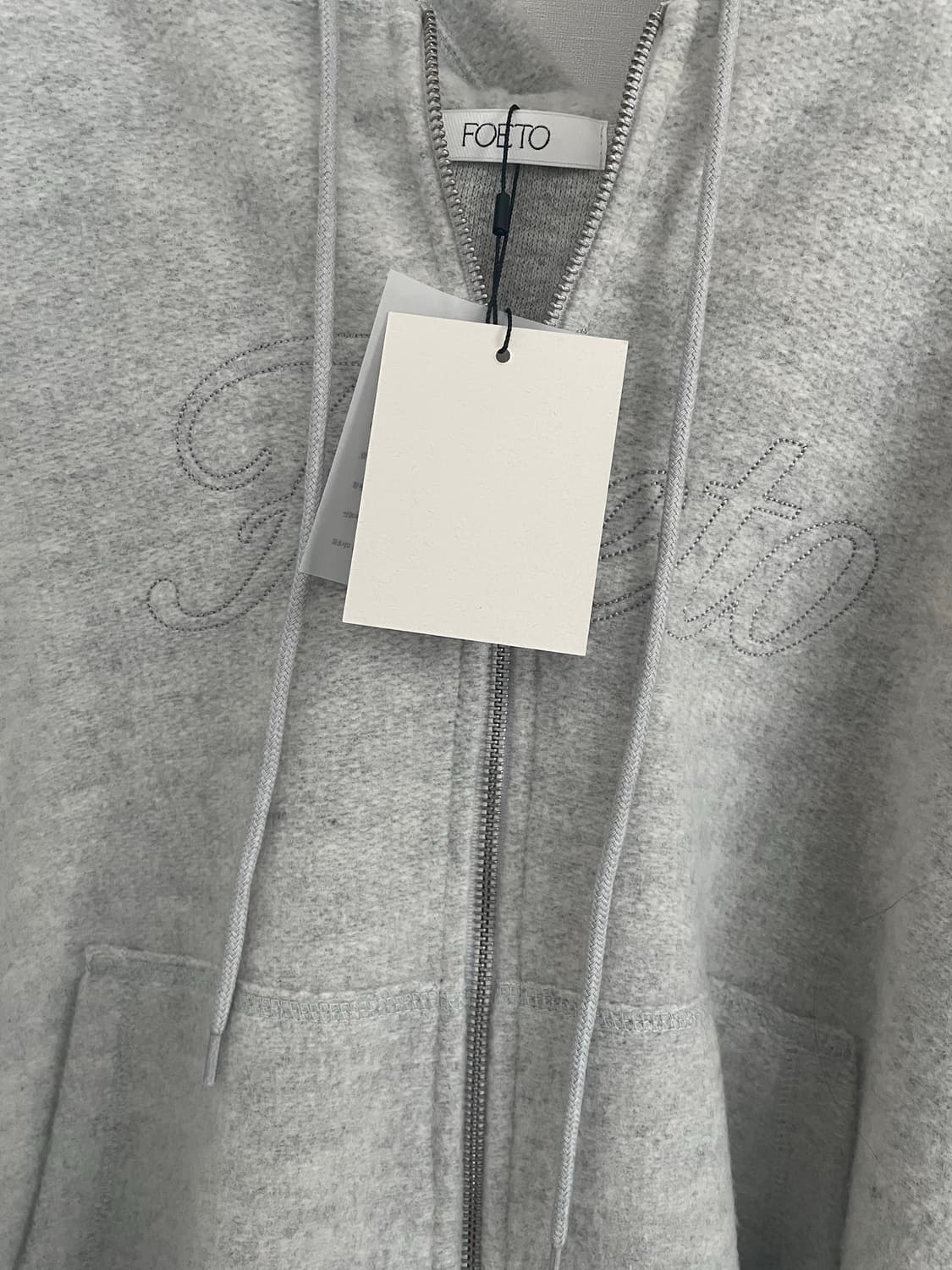 포에토 wintering wool hoodie zip-up 상품이미지3