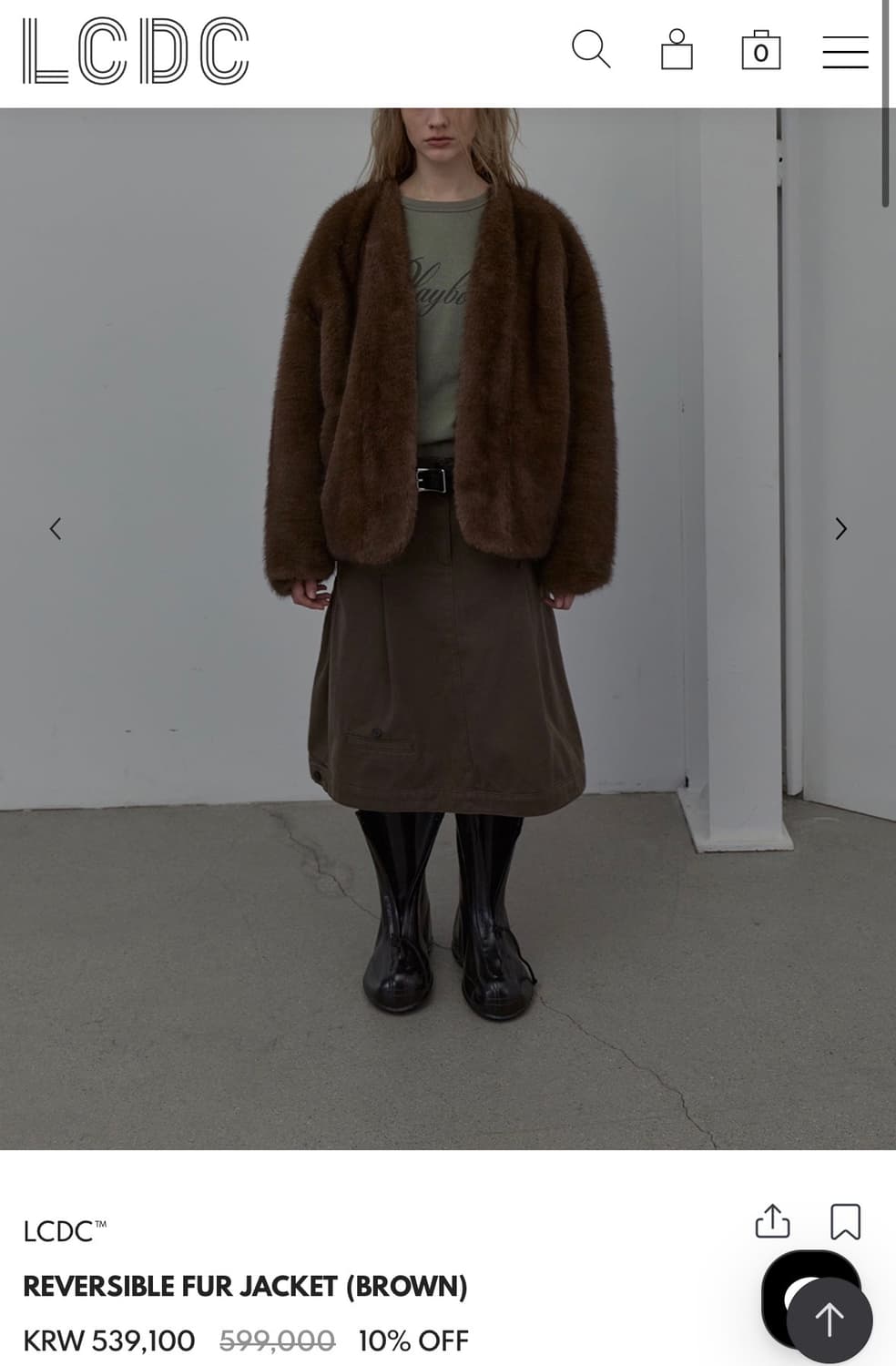 LCDC tm 퍼자켓 상품이미지1