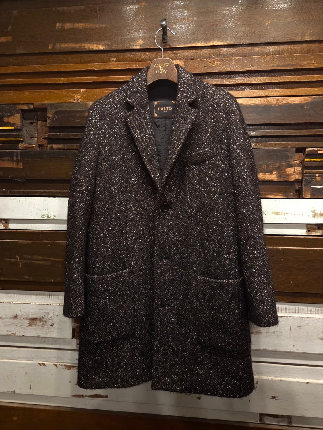 이탈리아 브랜드 팔토 트위드코트 상품이미지9