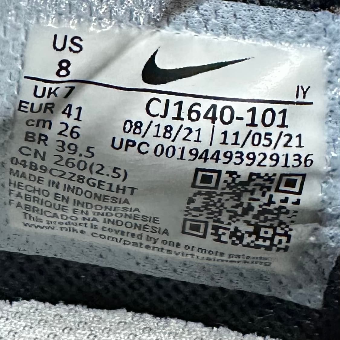 260) 나이키 운동화 남성 남자 신발 스쿼시 타입 서밋 오렌지 상품이미지9